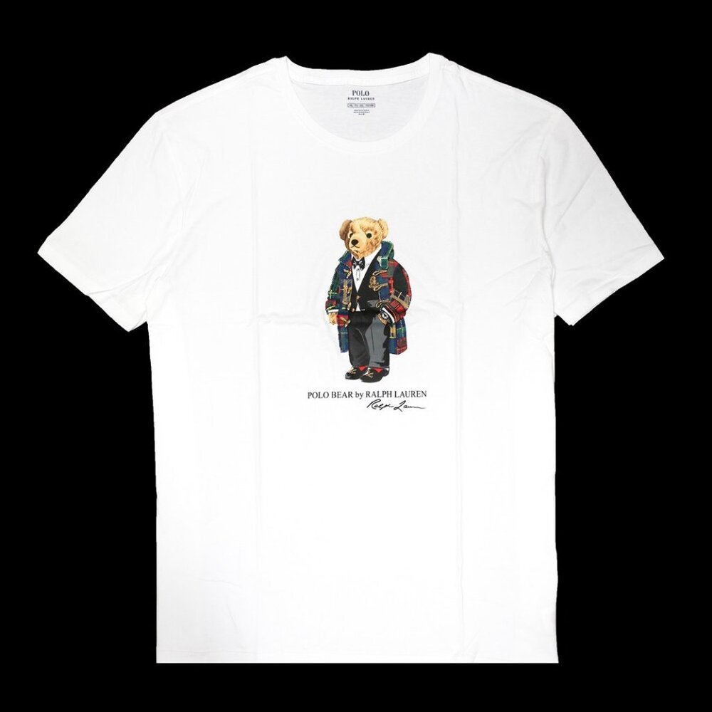 Polo Ralph Lauren Polo Bear Classic Fit Crew T-Shirt Tee White 2XL NWT $69.50